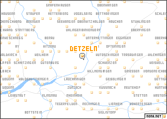 map of Detzeln