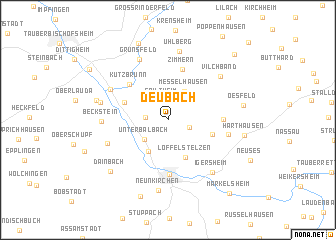 map of Deubach