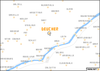 map of Deucher