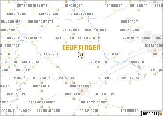 map of Deufringen