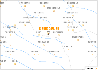 map of Deugdvlei