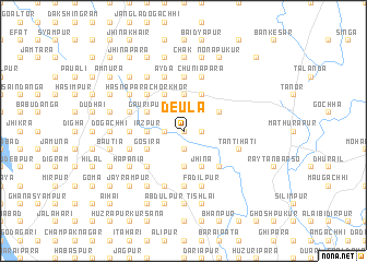 map of Deula