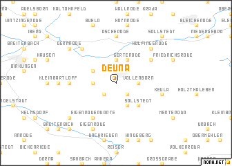 map of Deuna