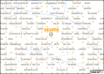 map of Deurne