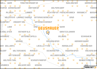 map of Deusmauer