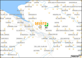 map of Deusto