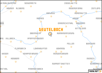 map of Deutelbach