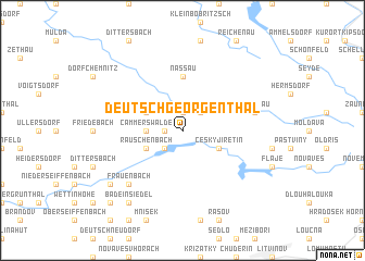 map of Deutschgeorgenthal