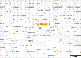 map of Deutsch Goritz