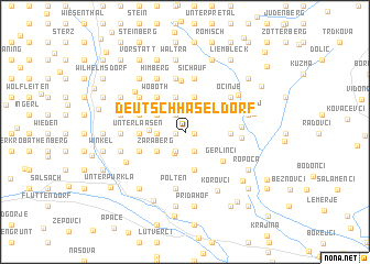 map of Deutsch Haseldorf