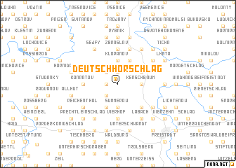 map of Deutsch Hörschlag