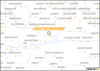 map of Deutsch Minihof