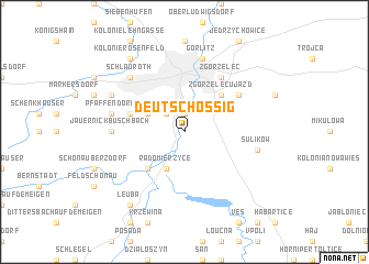 map of Deutsch Ossig