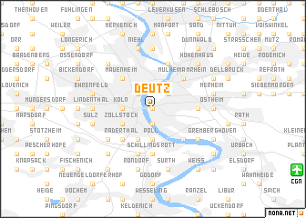 map of Deutz