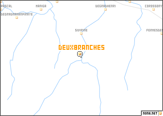 map of Deux Branches