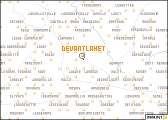 map of Devant la Het
