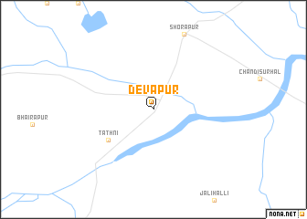 map of Devāpur