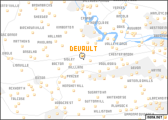 map of Devault