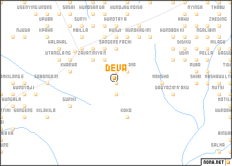 map of Deva