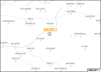 map of Deveci