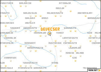 map of Devecser