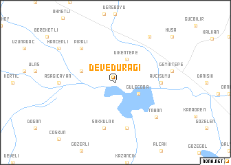 map of Devedurağı