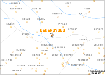 map of Devehüyüğü