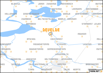 map of De Velde