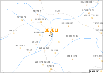 map of Develi
