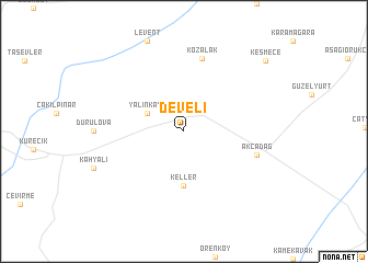 map of Develi