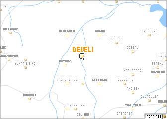 map of Develi