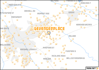 map of Devenger Place