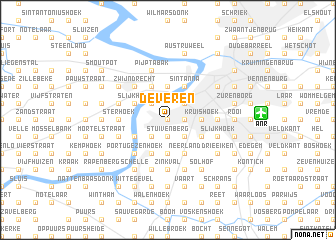 map of De Veren