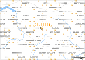 map of Devesset