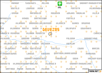 map of Devezas