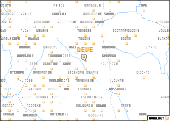 map of Dévé