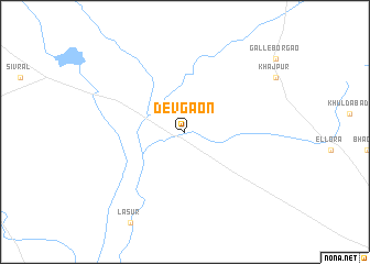 map of Devgaon