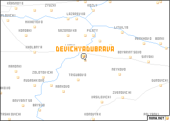 map of Devich\