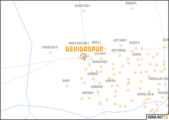 map of Devīdāspur