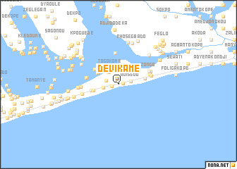 map of Dévikamé