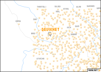 map of Devīkhet