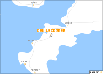 map of Devils Corner