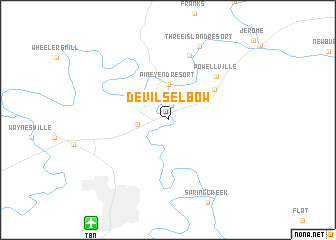 map of Devils Elbow