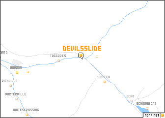 map of Devils Slide