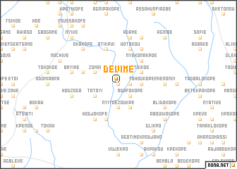 map of Devime