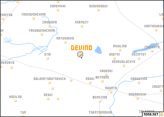 map of Devino