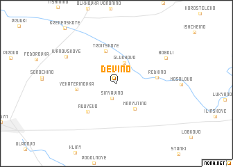 map of Devino