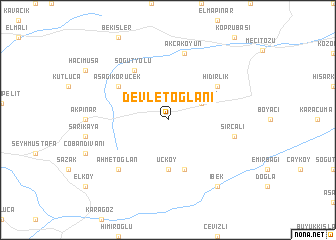 map of Devletoğlanı