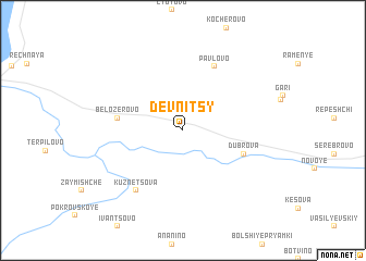 map of Devnitsy