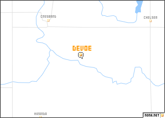 map of Devoe